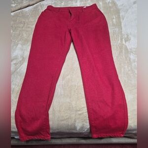 Vibrant Red Pants